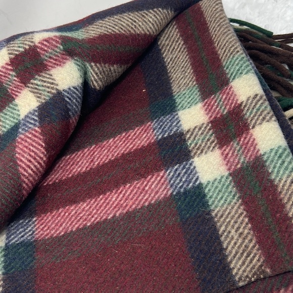 VINTAGE PACIFIC MILLS CAR ROBE ALL WOOL BLANK 62" x 54" AMERICAN WOOLEN CO. INC - Picture 5 of 7